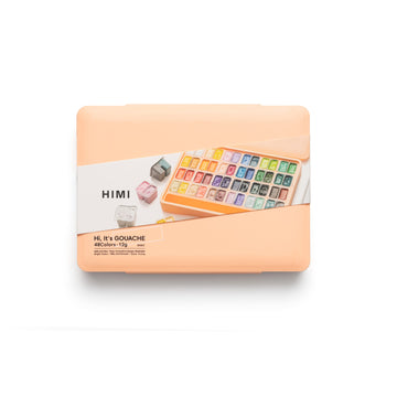 Estojo de Tinta Guache Himi - 48 Cores - Peach HIMI