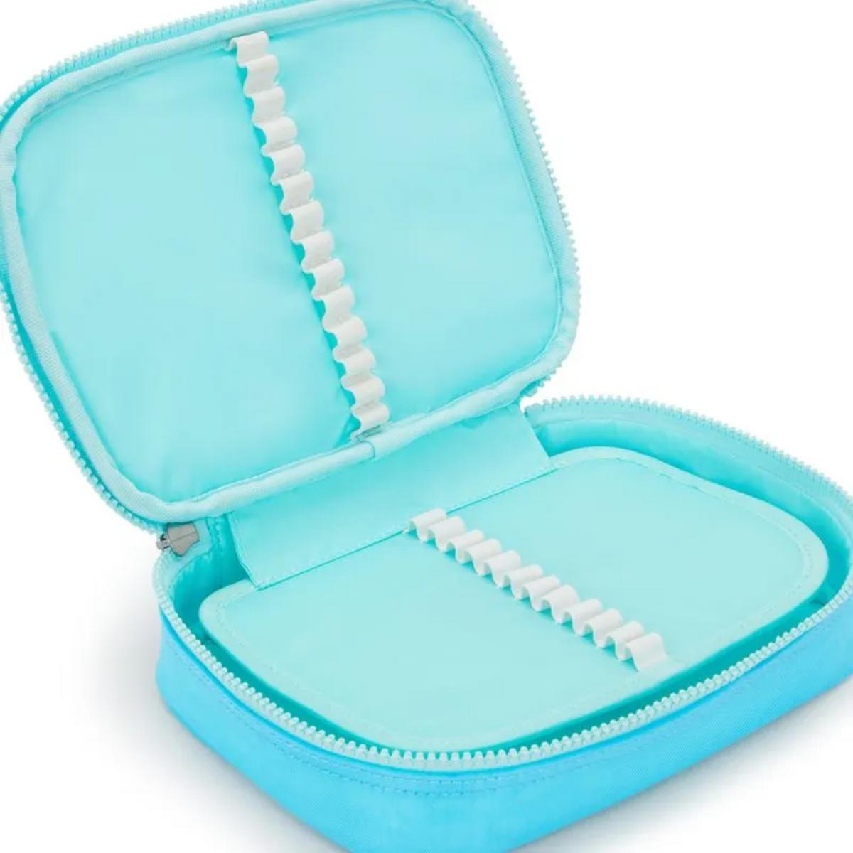 Estojo Kipling 100 Pens - Galaxy Turquoise Kipling