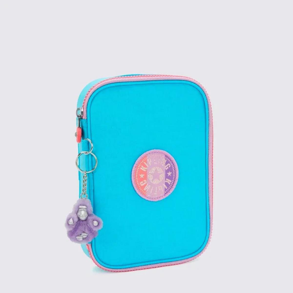 Estojo Kipling 100 Pens - Galaxy Turquoise FC Kipling