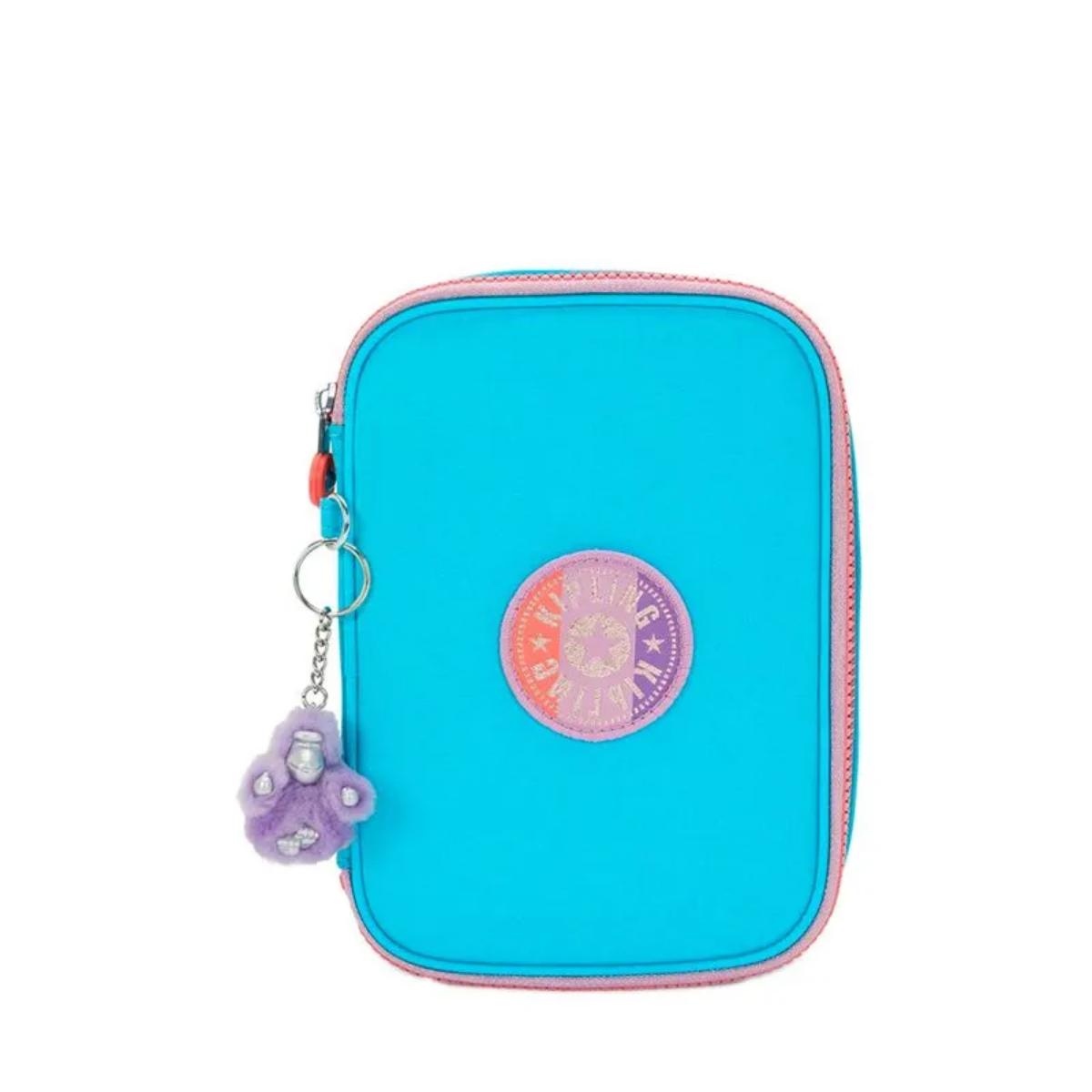 Estojo Kipling 100 Pens - Galaxy Turquoise FC Kipling