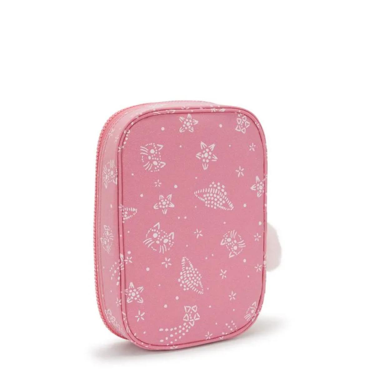 Estojo Kipling 100 Pens - Glitter Cats Livraria Skilo