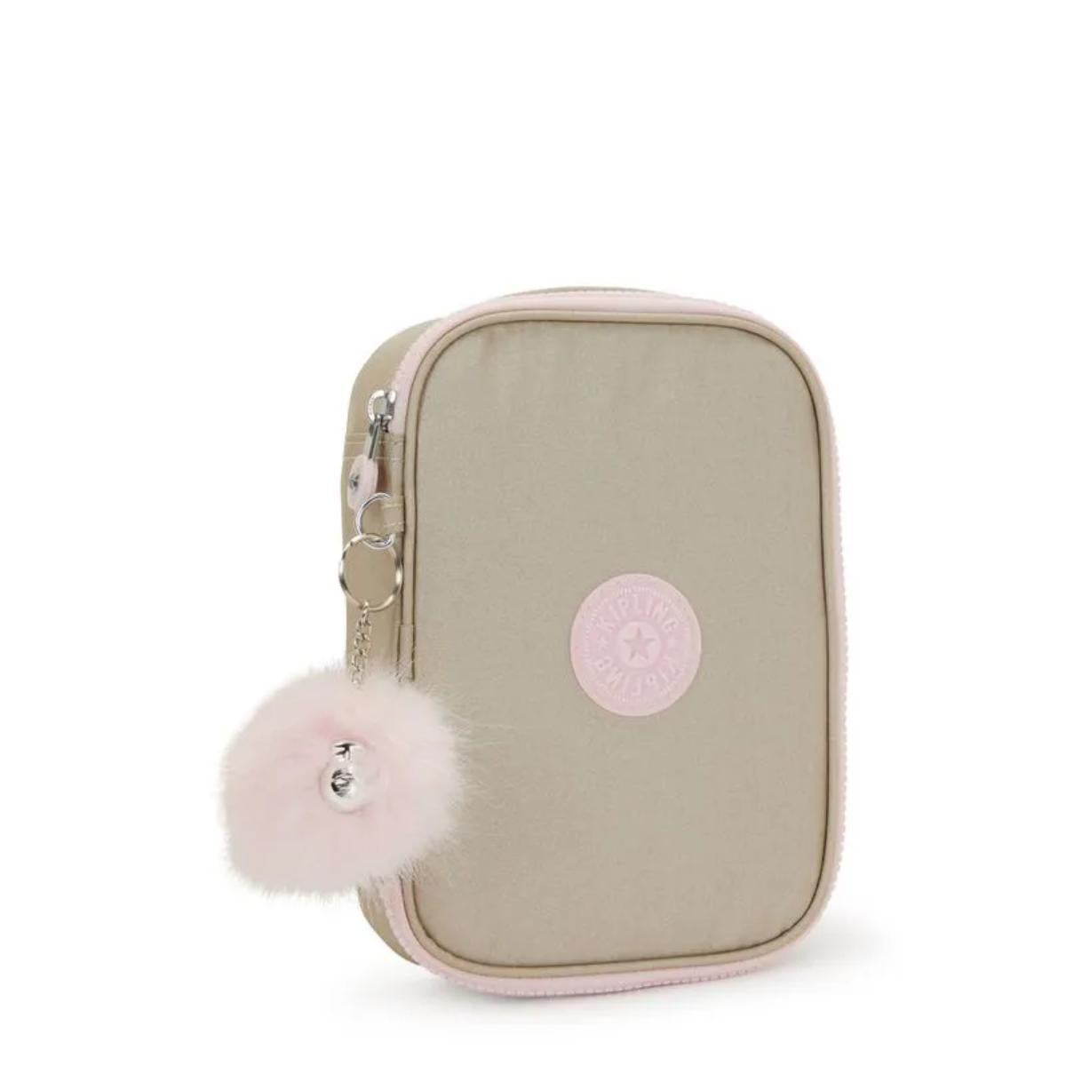 Estojo Kipling 100 Pens - Gold Shimmer Kipling