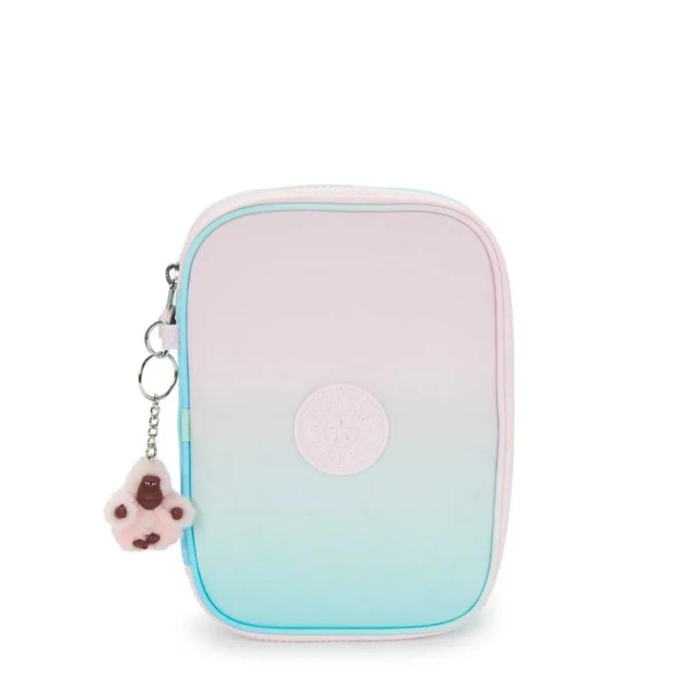 Estojo Kipling 100 Pens - Gradient Sea Estampado Kipling