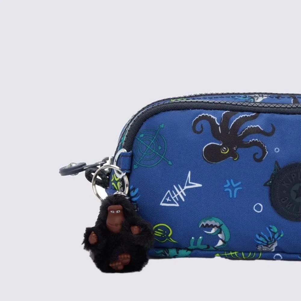 Estojo Kipling Gitroy - Estampado Kipling
