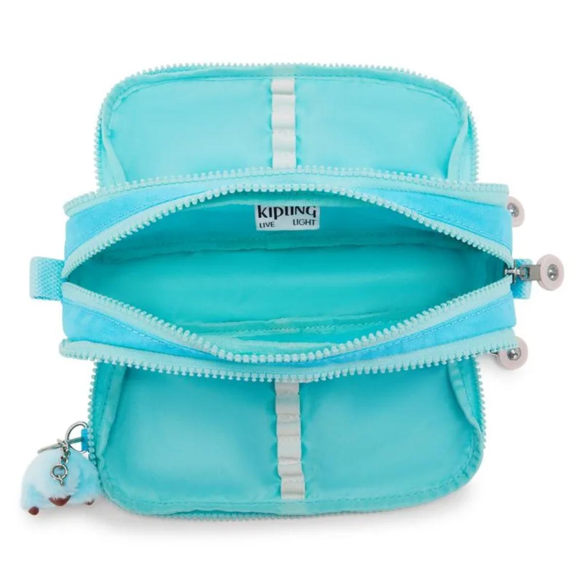 Estojo Kipling Gitroy - Galaxy Turquoise Kipling