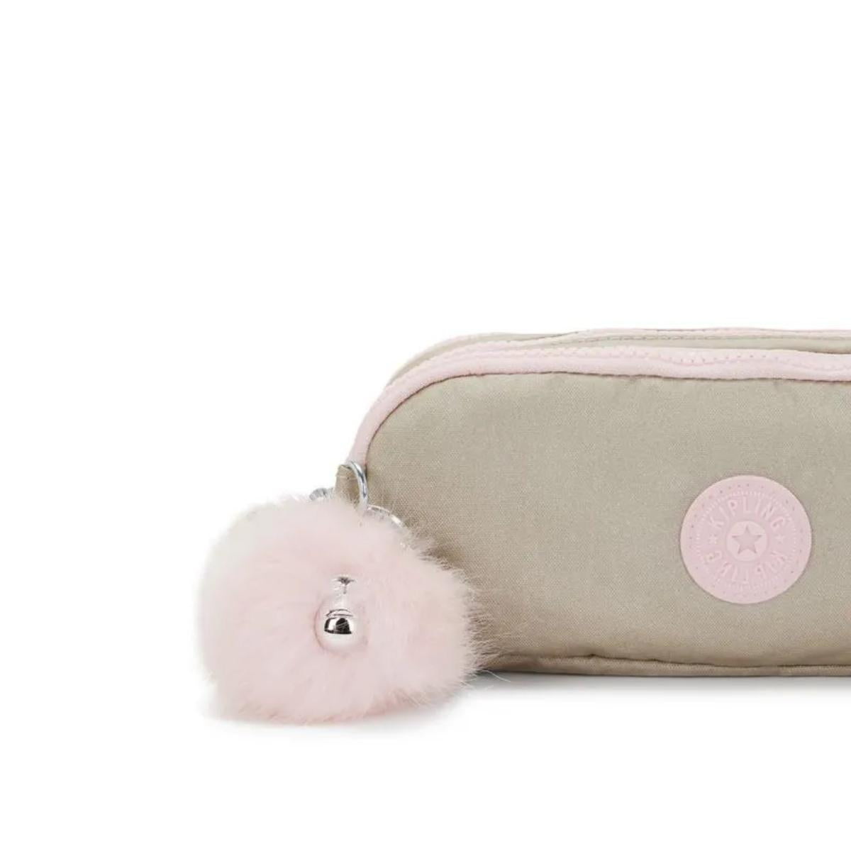 Estojo Kipling Gitroy - Gold Shimmer Livraria Skilo