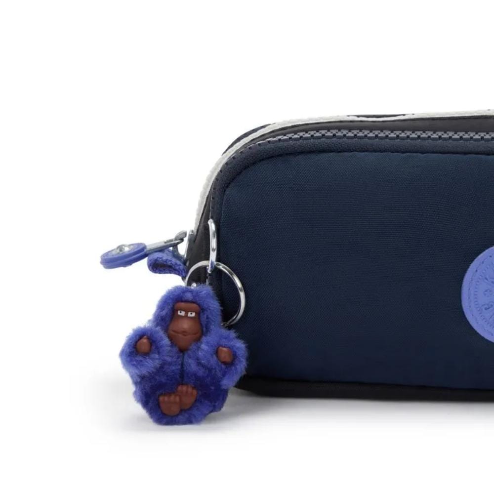 Estojo Kipling Gitroy True Block - Azul Kipling