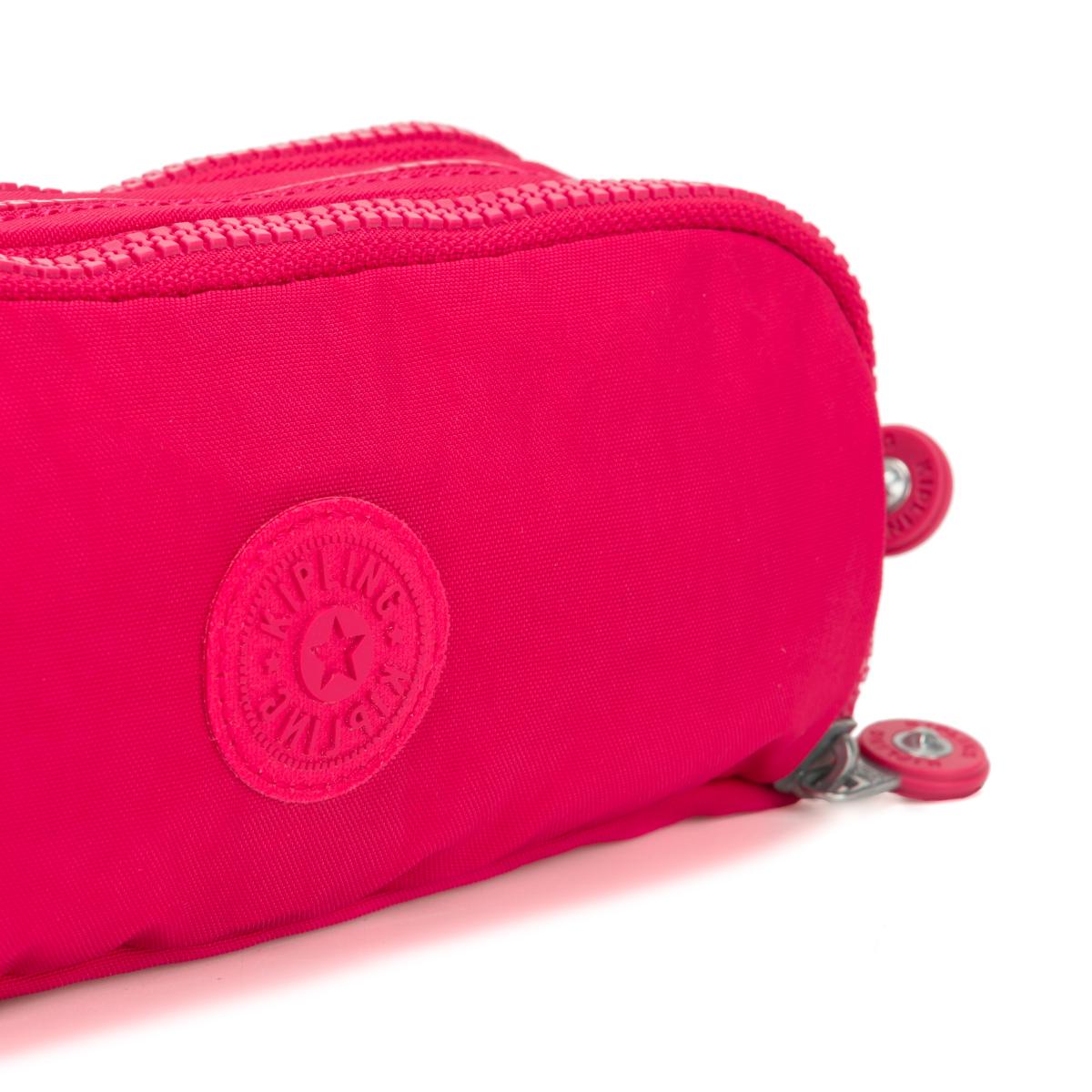 Estojo Kipling Gitroy - True Pink - Rosa Kipling