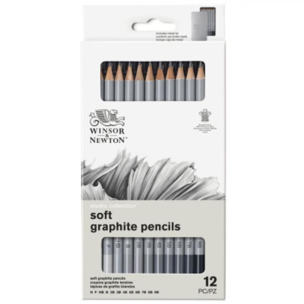 Estojo Lápis de Desenho Winsor & Newton 12 Graduações H - 9B Winsor & Newton