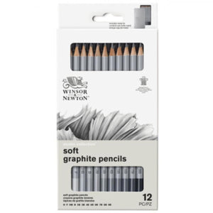 Estojo Lápis de Desenho Winsor & Newton 12 Graduações H - 9B