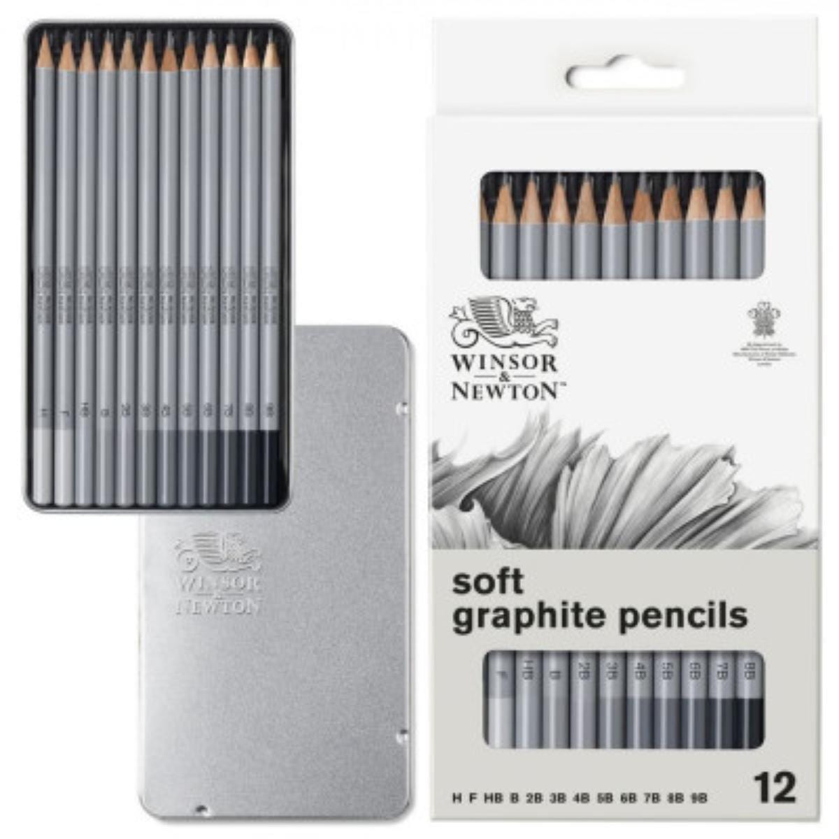 Estojo Lápis de Desenho Winsor & Newton 12 Graduações H - 9B Winsor & Newton