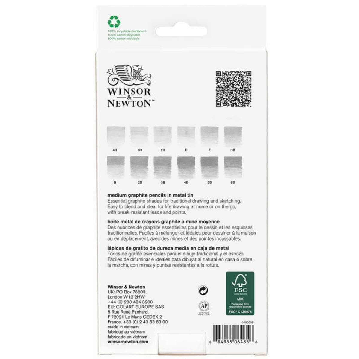 Estojo Lápis Graduado Winsor & Newton - 12 Unidades Winsor & Newton