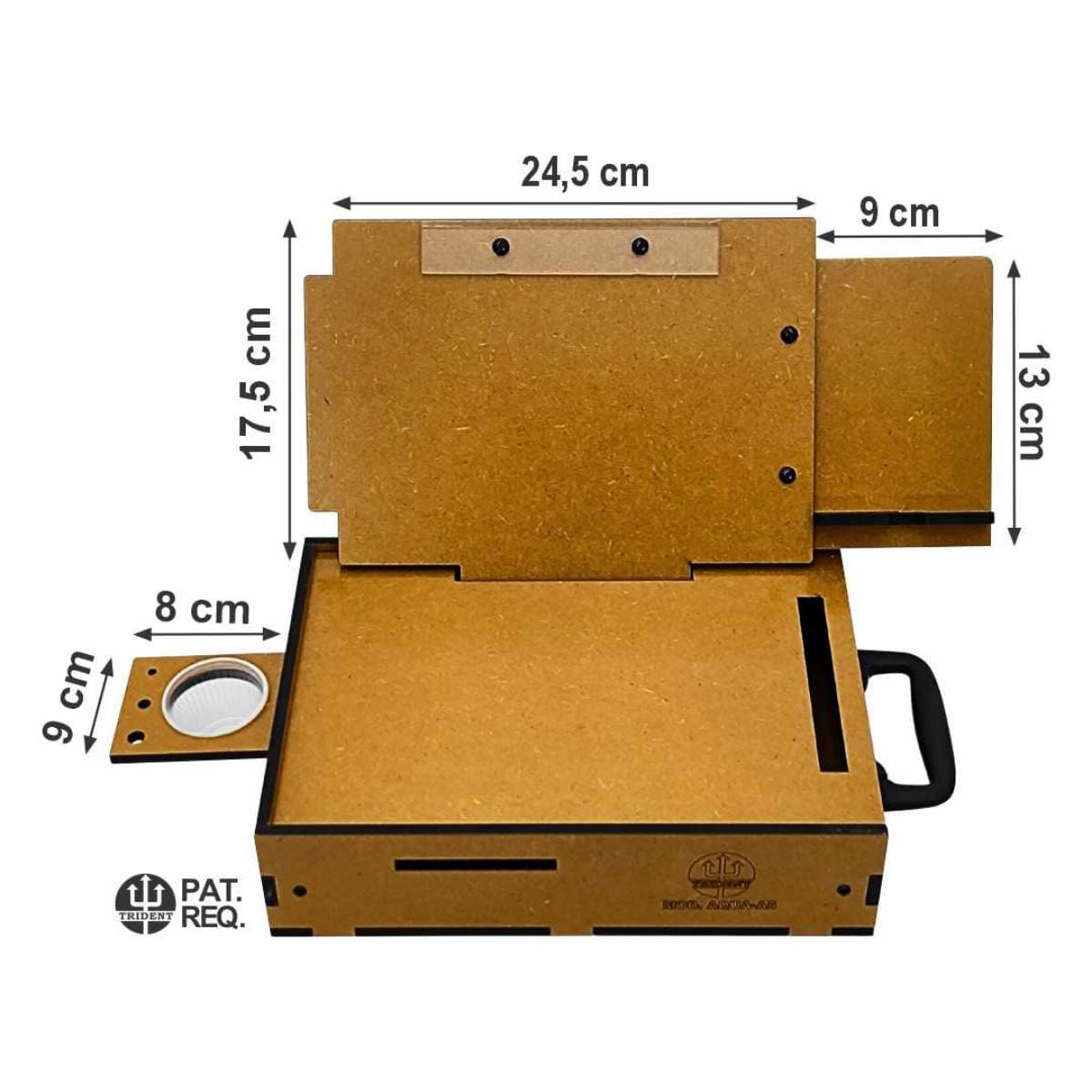 Estojo Portátil Para Aquarela - Tamanho A5 - Trident Trident