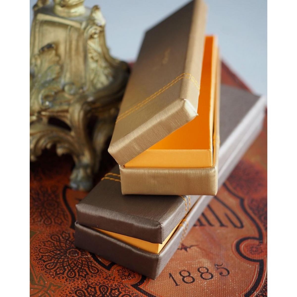 Estojo Rhodia Box - Chocolate Rhodia