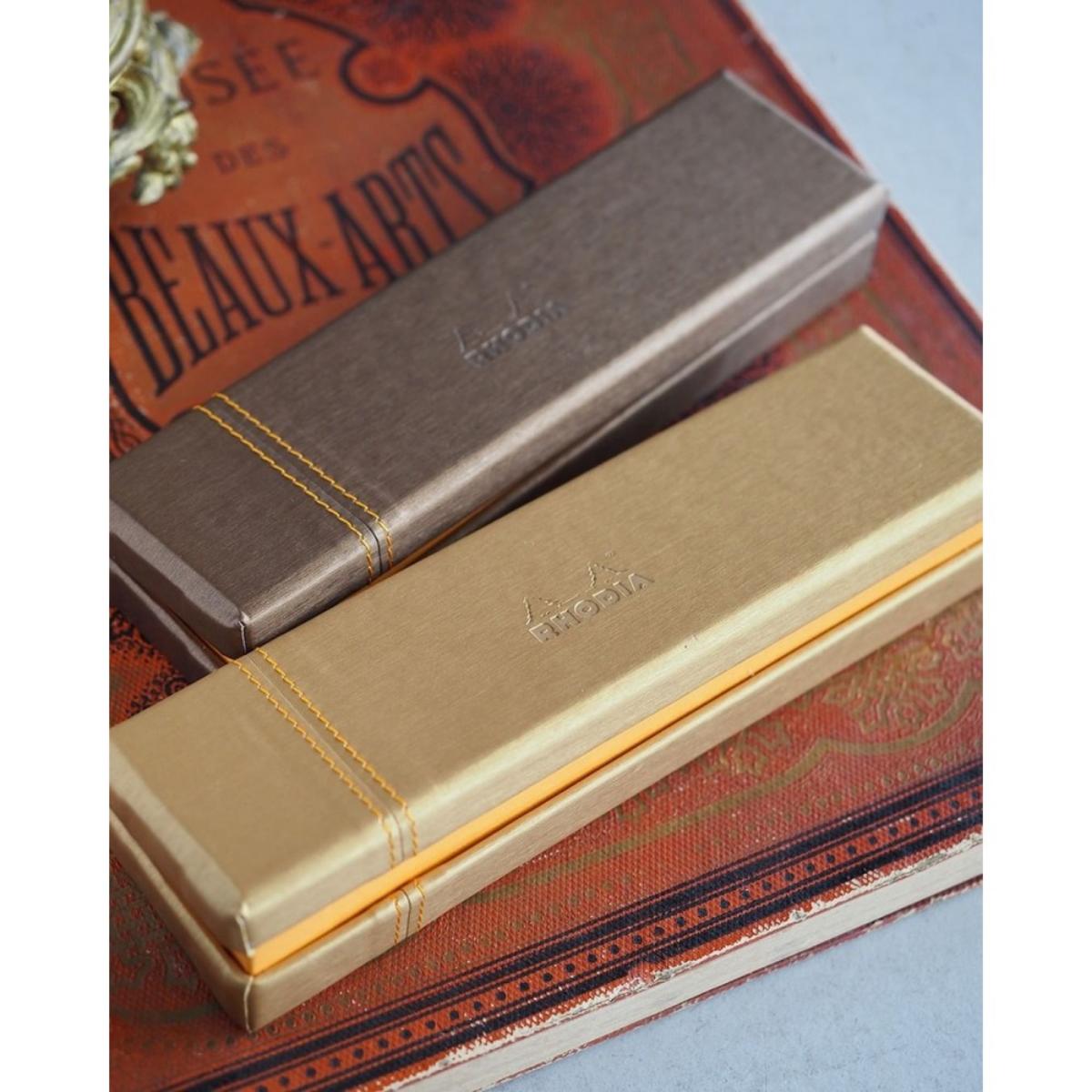 Estojo Rhodia Box - Chocolate Rhodia