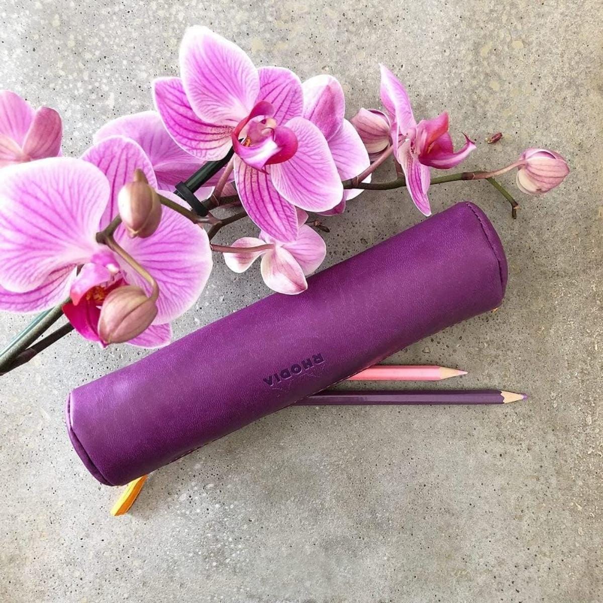 Estojo Rhodia Round Purple - 318990C Rhodia