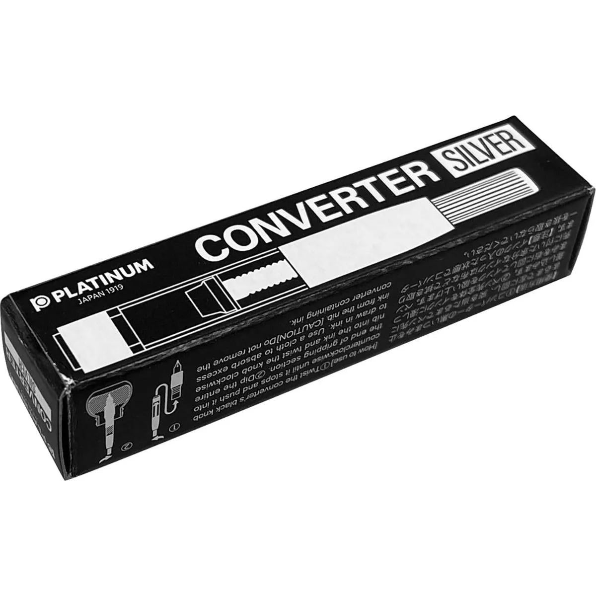 Conversor Para Caneta Tinteiro - Platinum Silver