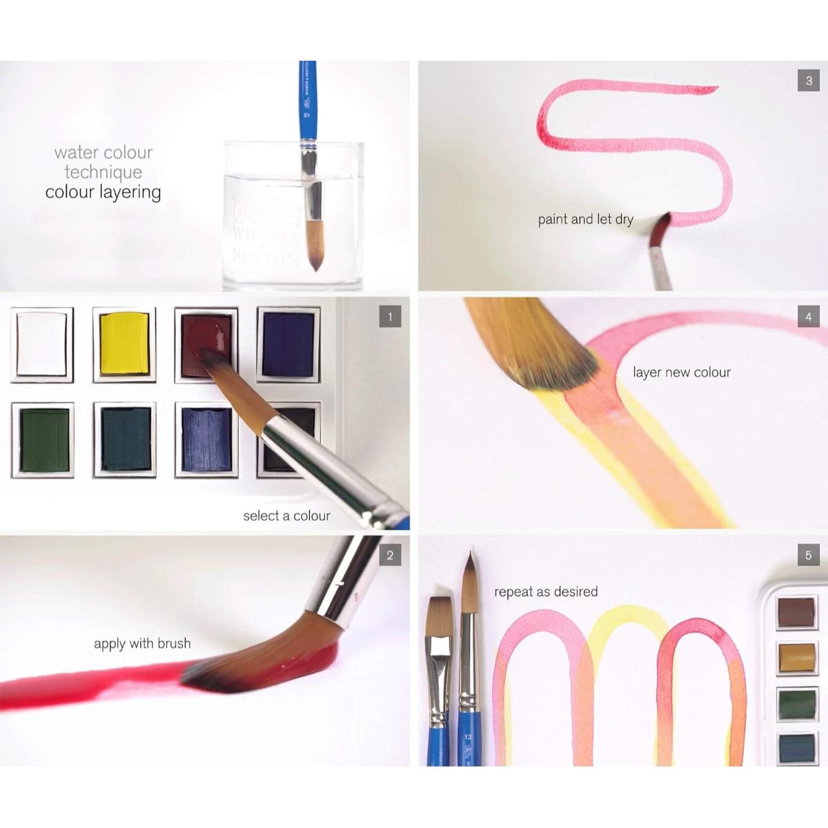 Aquarela Cotman Water Colours - Winsor & Newton - 12 Cores
