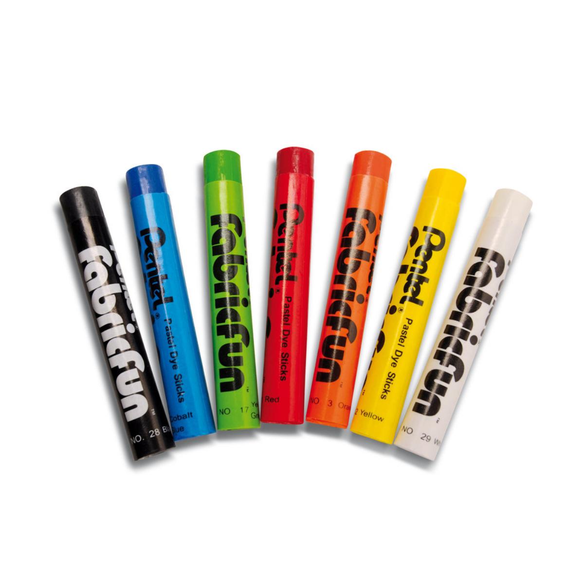 Giz Pastel Para Tecido Pentel - 7 Cores