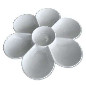 Paleta Godê Plástica Luarte - Formato Flor - 7 Cavidades