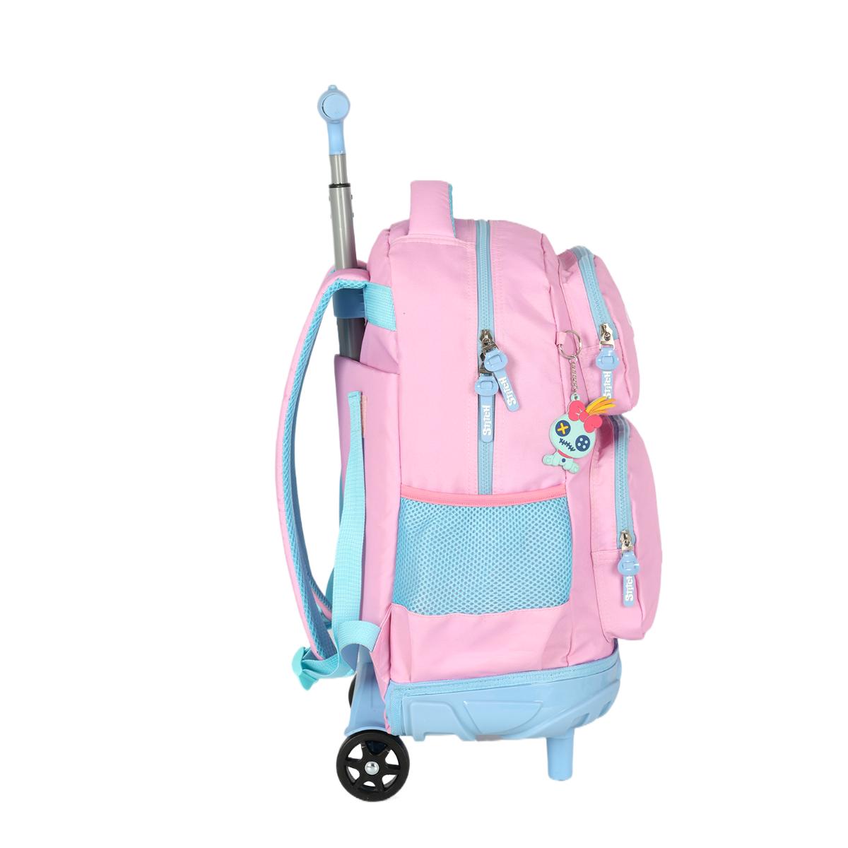 Mochila com Rodas Stitch Pastel Pink - MC50042SC