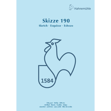 Bloco Desenho Hahnemühle Sketch Pad 190 - A5 - 190g/m² - 50 Folhas