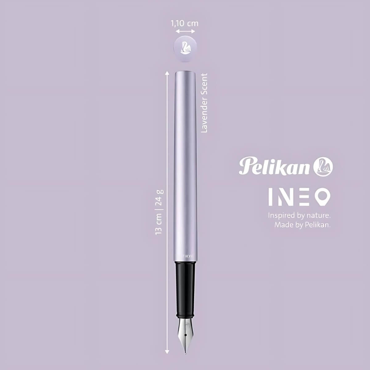 Caneta Tinteiro Pelikan Ineo - Lavender Scent - Ponta M