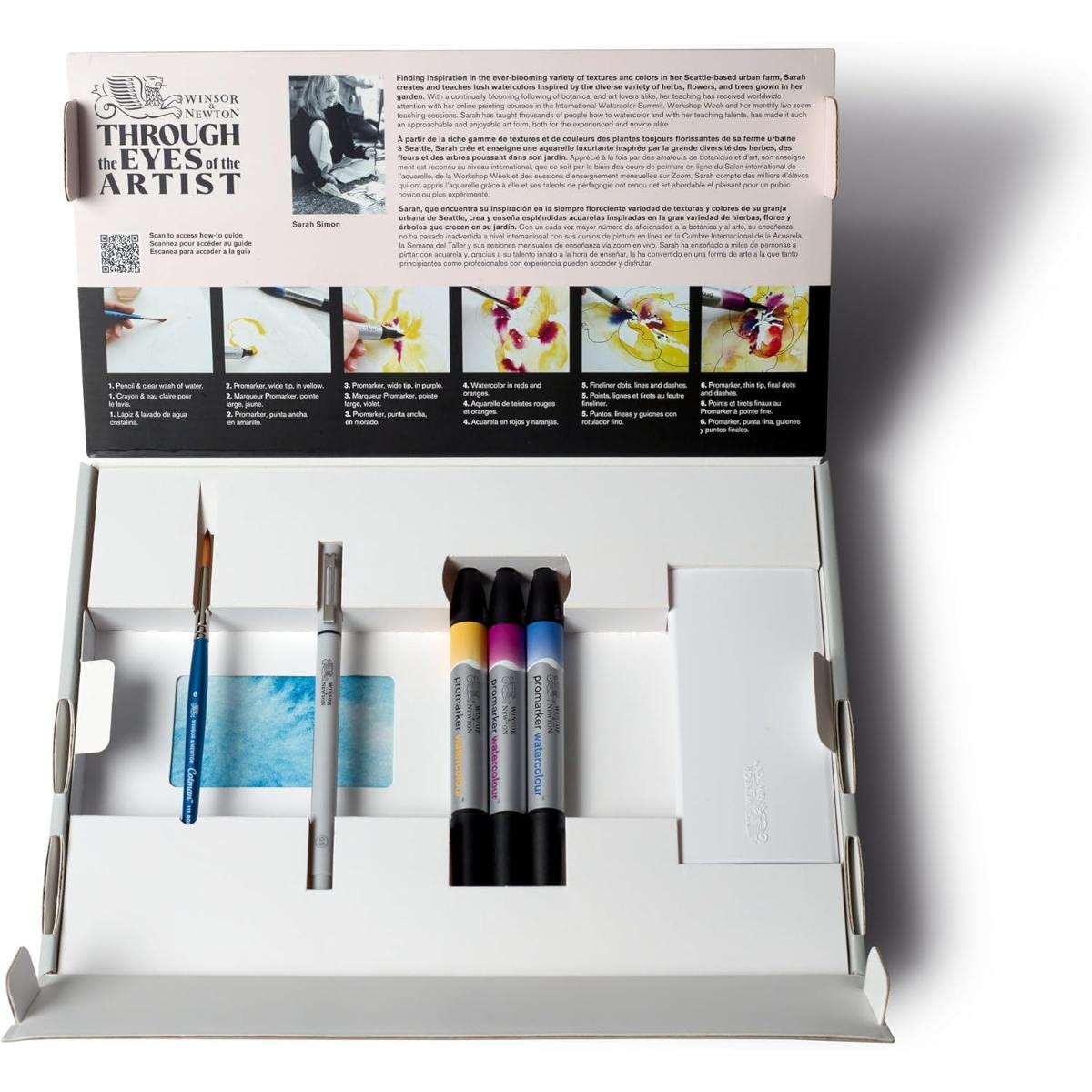 Kit de Aquarela Mix Media - Winsor & Newton - 7 Peças