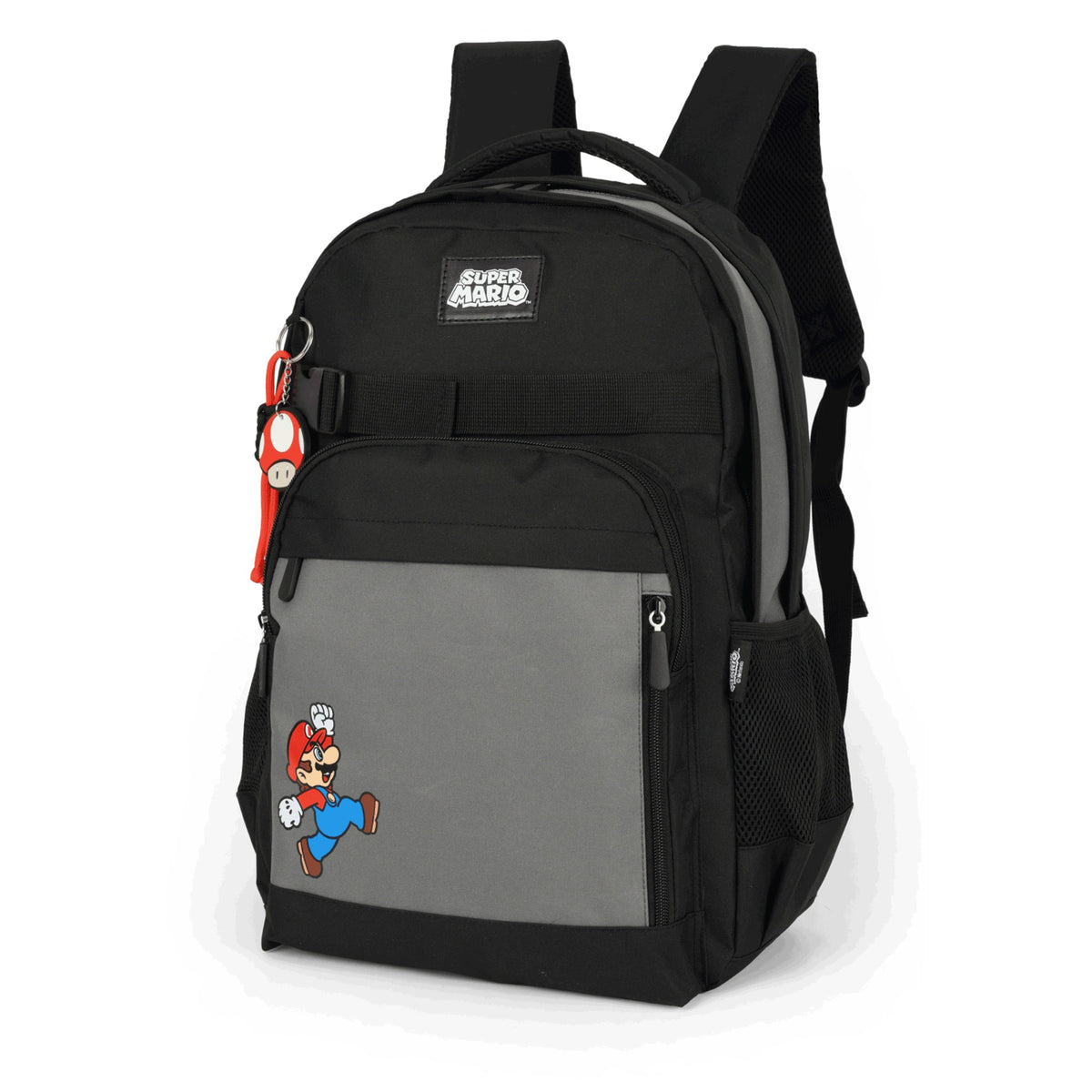 Mochila Escolar Luxcel Super Mario - Juvenil - Preto