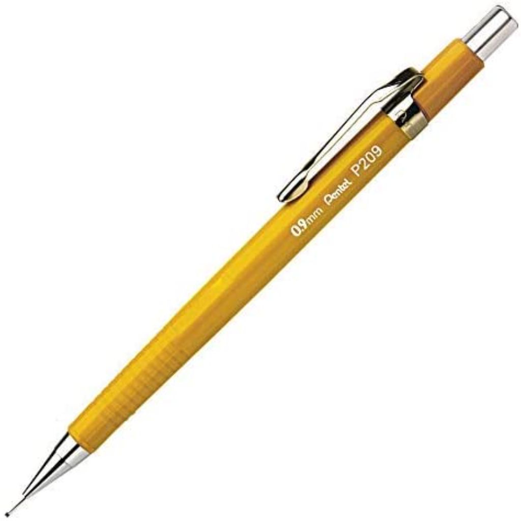 Kit Lapiseira Pentel P200 0,9mm - Grafite e Borracha