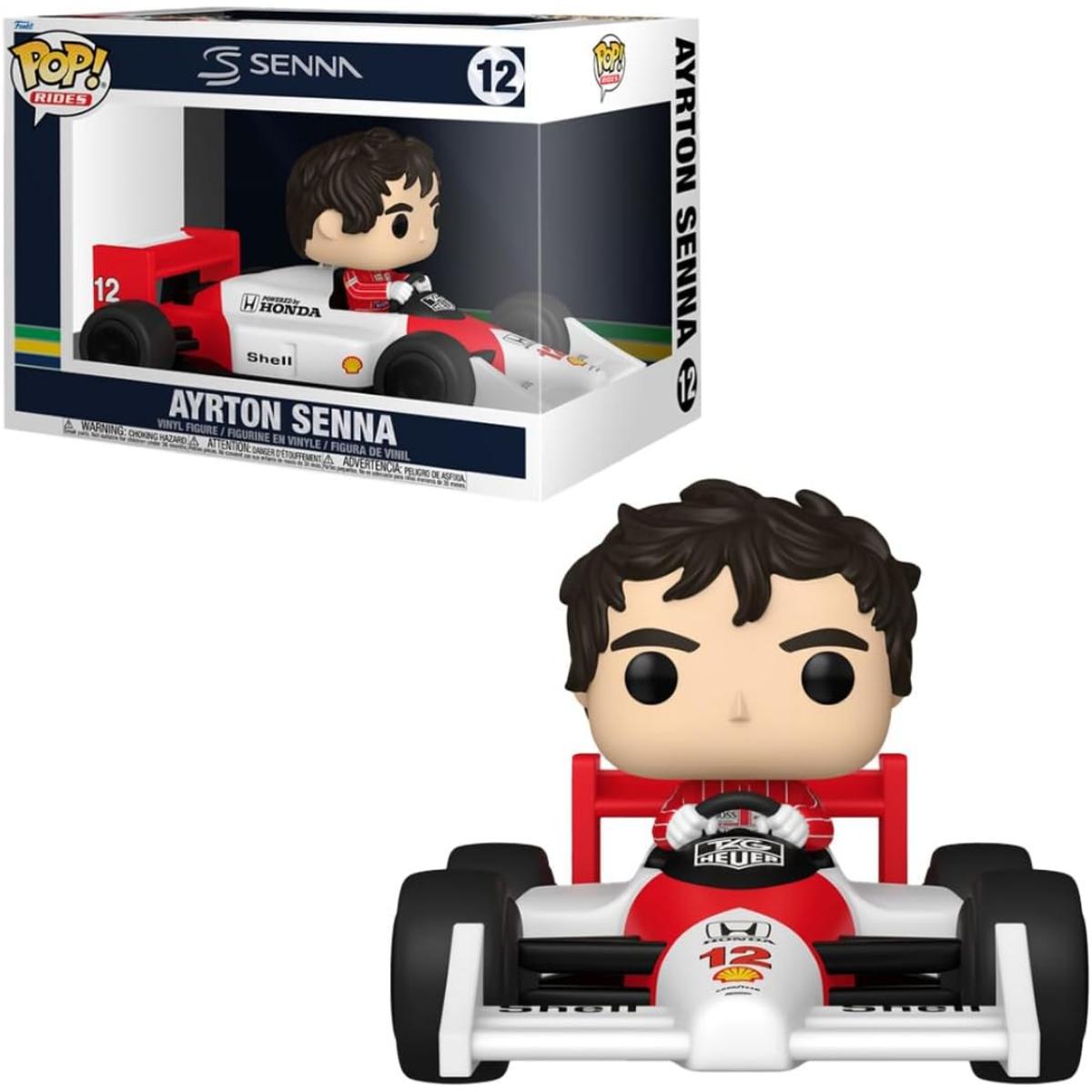 Boneco Funko Pop! Ayrton Senna - McLaren Clássica