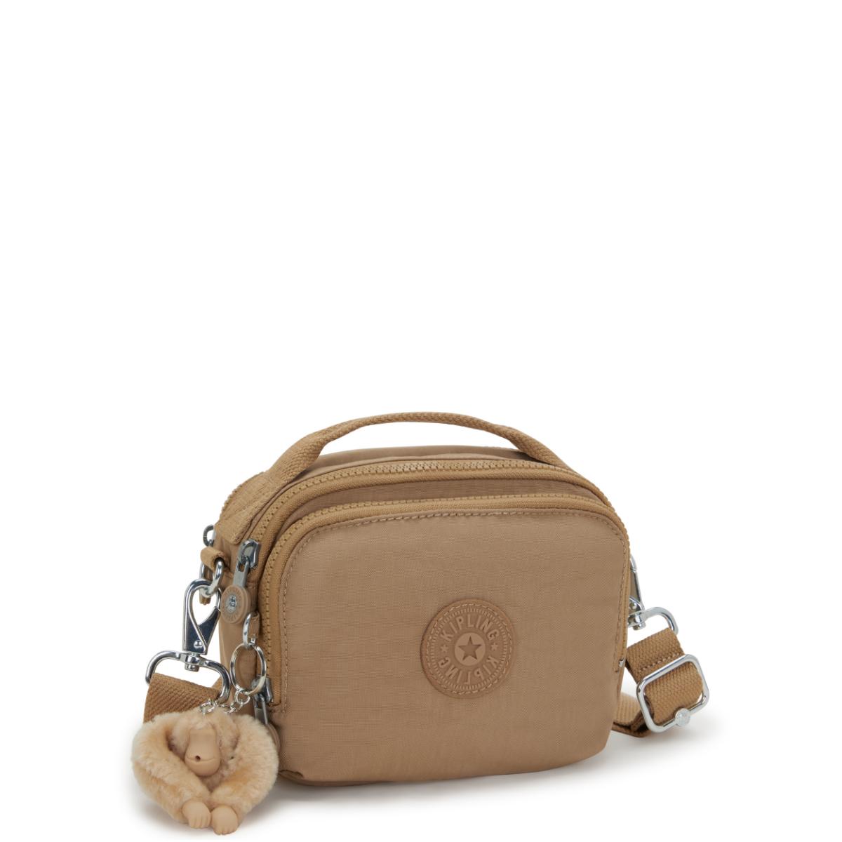 Bolsa Transversal Kipling Cahir - Early Tan