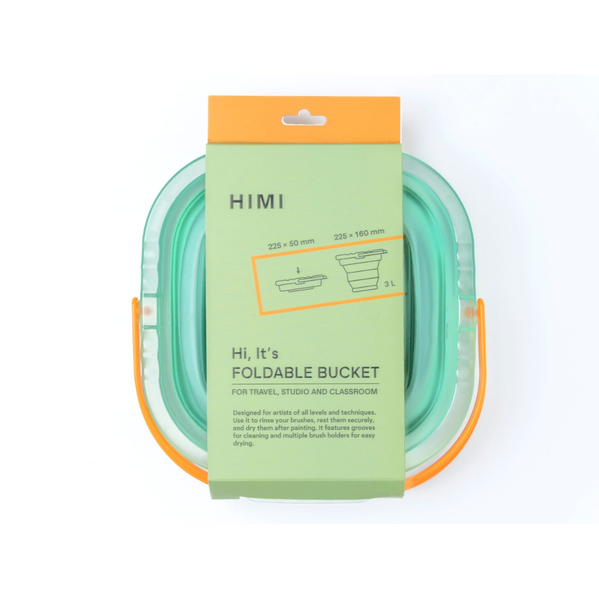 Balde Dobrável para Pintura HIMI Mini 21x21x16cm