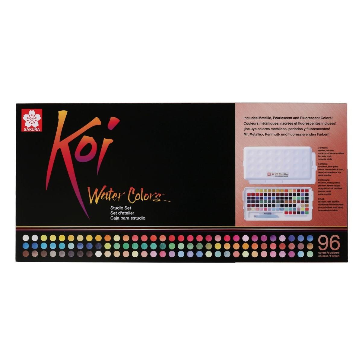 Aquarela Sakura Koi Water Colors - 96 Cores - XNCW-96N