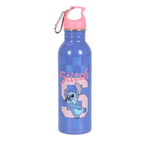 Garrafa de Água em Aço - Stitch Azul - 500ml