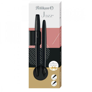 Gift Set Pelikan Jazz - Caneta Tinteiro e Esferográfica Carbon Black