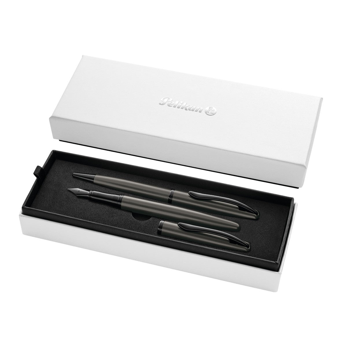 Gift Set Pelikan Jazz - Caneta Tinteiro e Esferográfica Stone Black Pelikan
