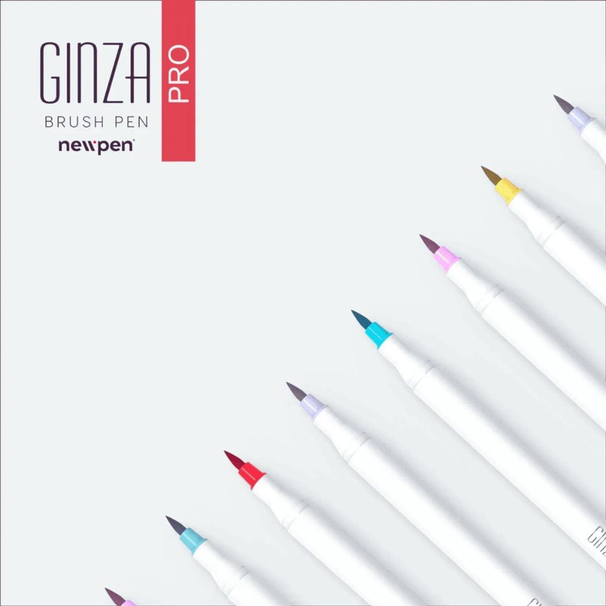 Ginza Pro - Caneta Hidrográfica Newpen - 15 cores NewPen
