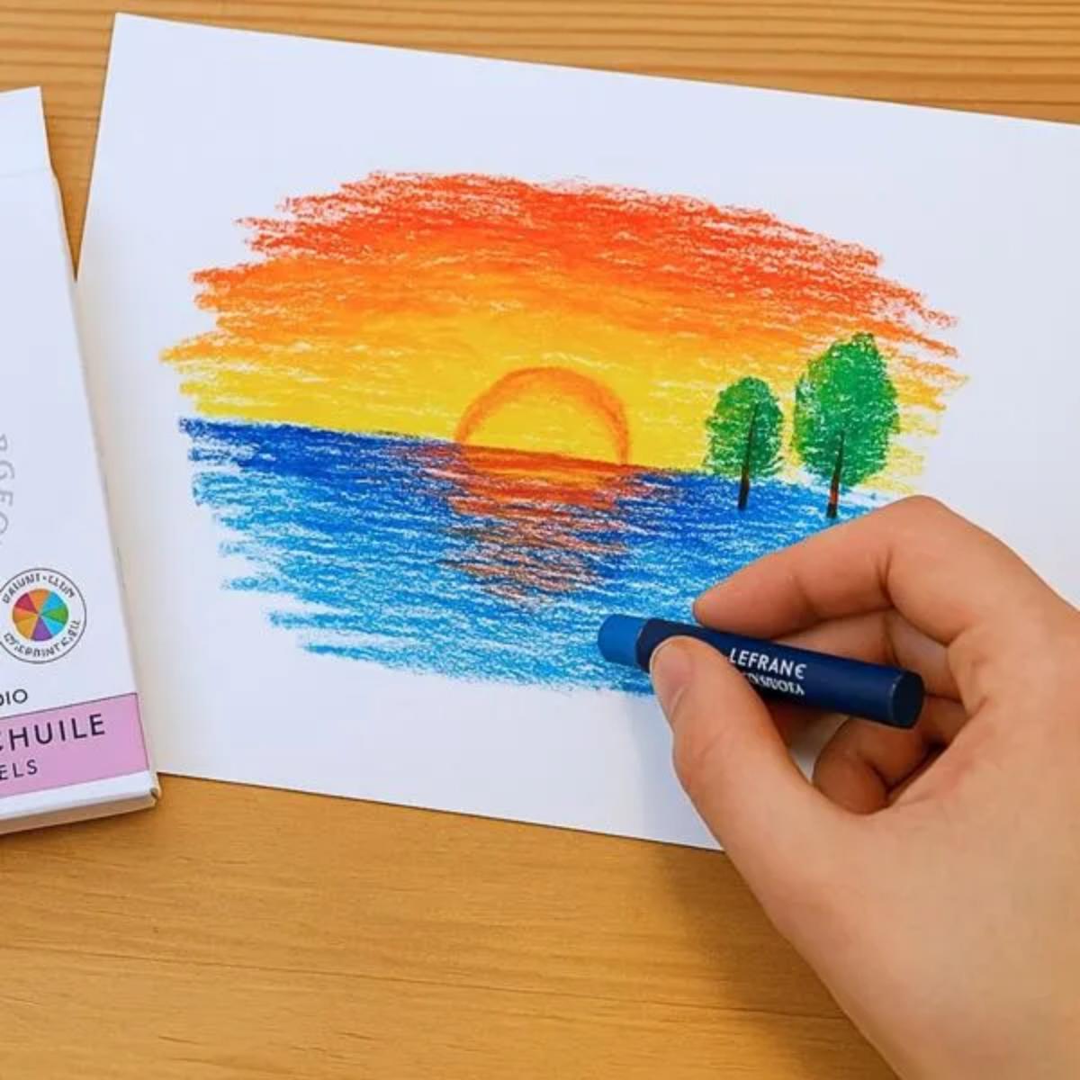 Giz Pastel Oleoso Lefranc & Burgeois - 12 Cores Lefranc & Burgeois