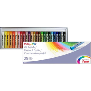 Giz Pastel Oleoso Pentel 25 Cores - PHN-25
