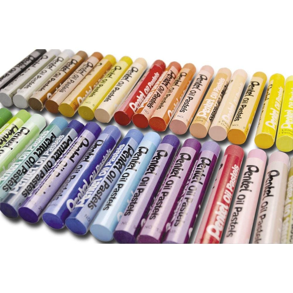 Giz Pastel Oleoso Pentel 36 Cores - PHN-36 Pentel
