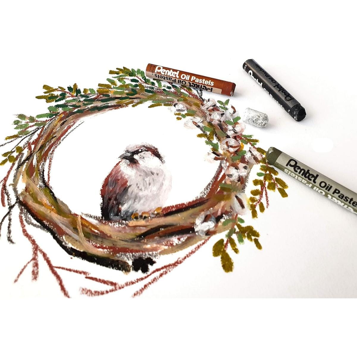 Giz Pastel Oleoso Pentel  - 50 Cores Sortidas Pentel