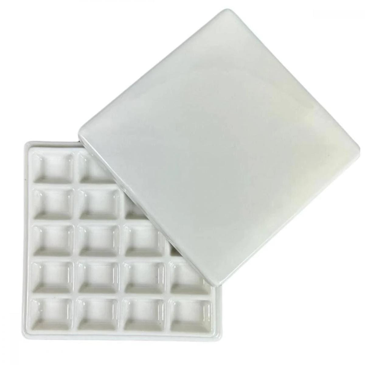 Godê de Cerâmica com Tampa Sinoart - 12X12cm Sinoart