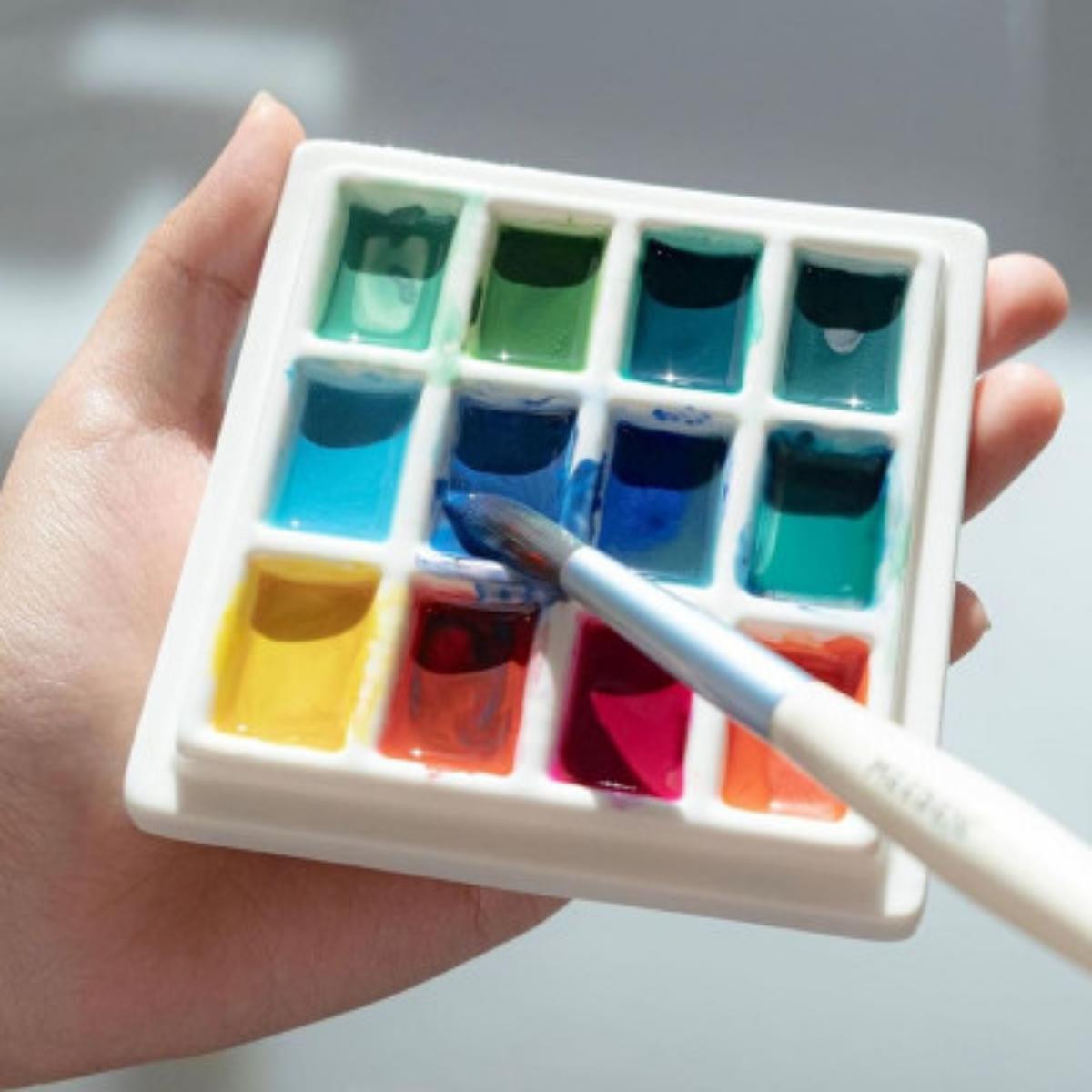 Godê de Cerâmica com Tampa Sinoart - 9,7X9,7cm Sinoart