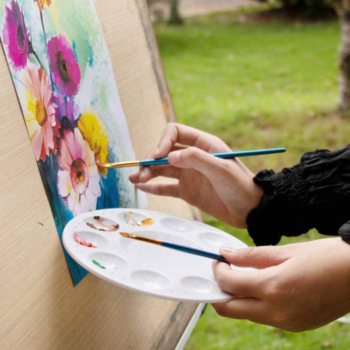 Godê Pintura - Godê de Plástico 10 Cavidades - Sinoart Sinoart