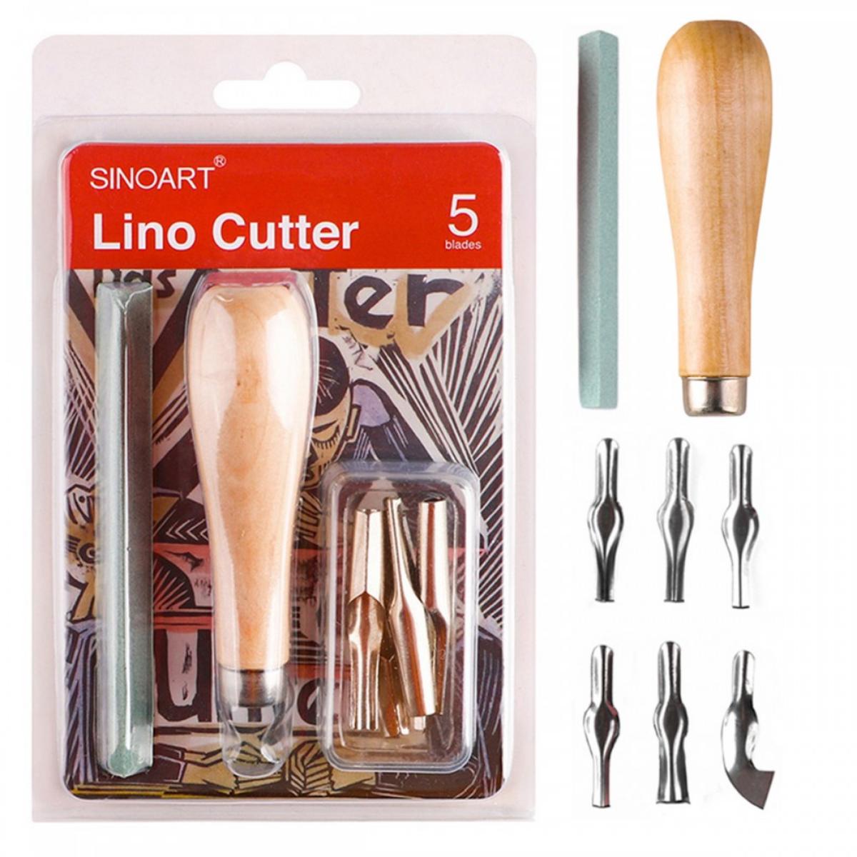 Goiva Para Xilo e Linóleo - 5 Peças - Sinoart Sinoart