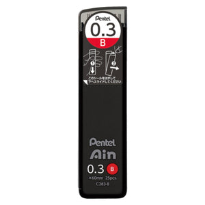 Grafite Pentel Ain Stein 0,3mm - B
