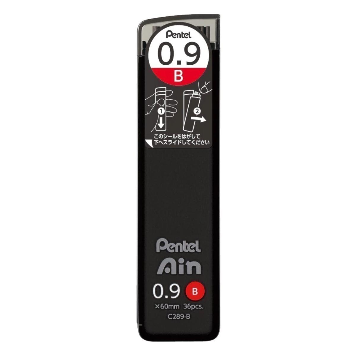 Grafite Pentel Ain Stein 0,9mm - B Pentel