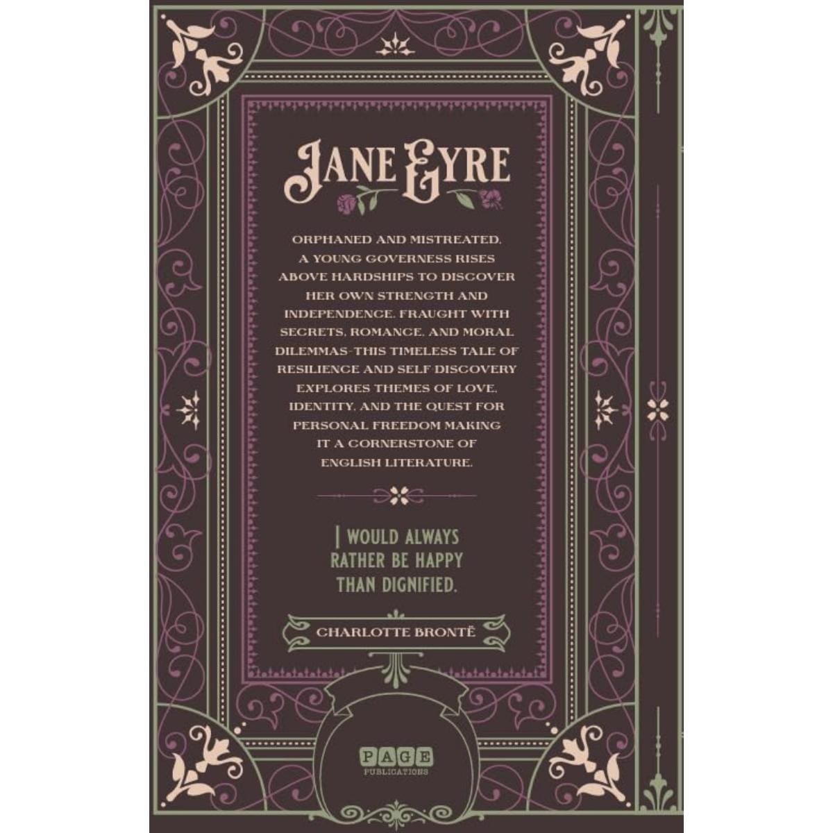 Jane Eyre -  Page Classics Page Classics