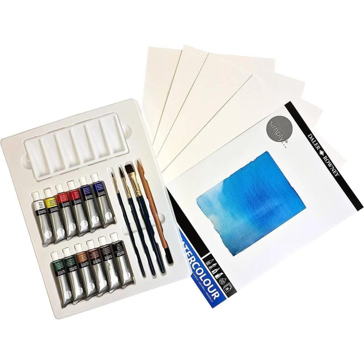 Kit Aquarela Daler & Rowney - Simply - 25 Itens Daler & Rowney